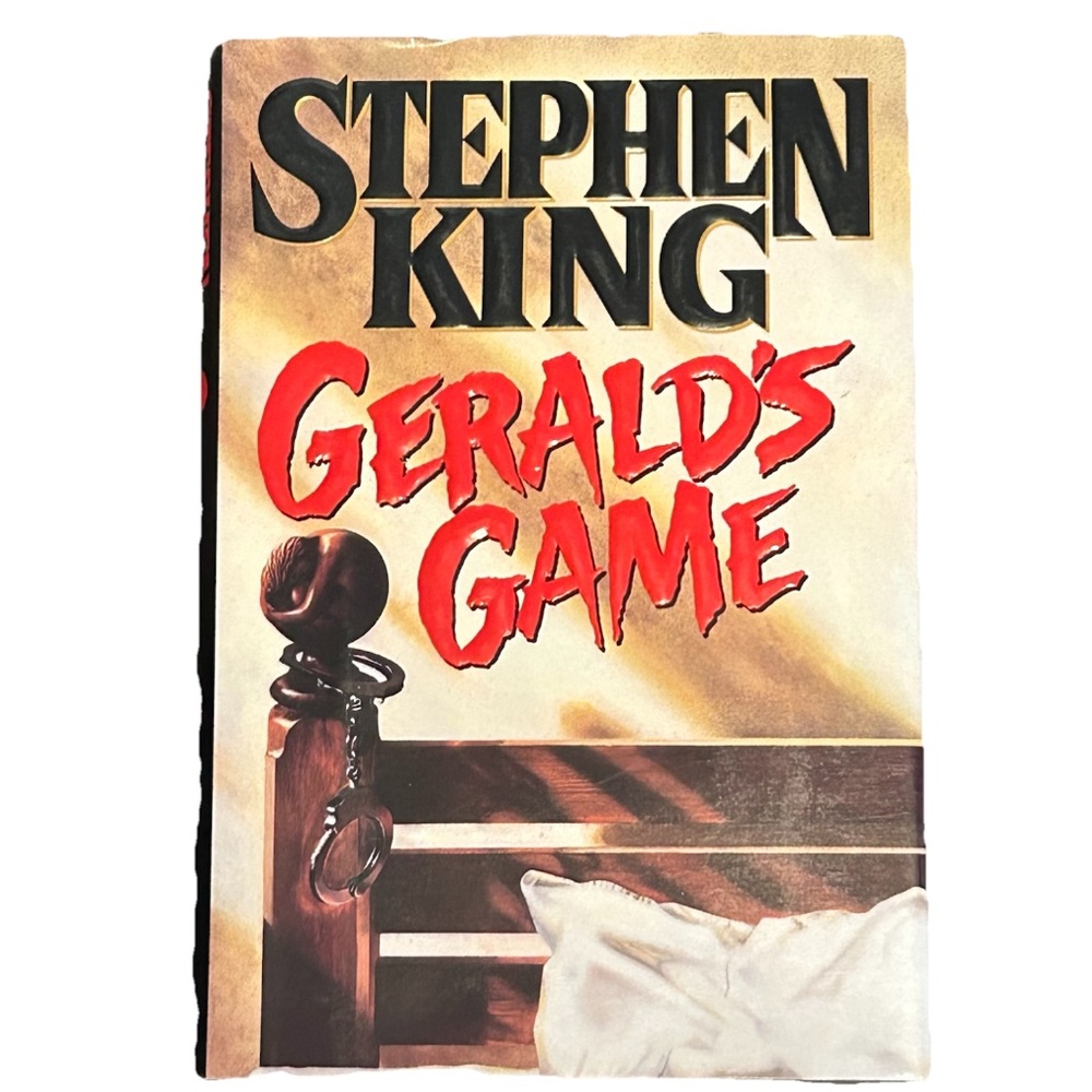 Gerald's Game by Stephen King 1992 Hardcover First Edition First Printing
